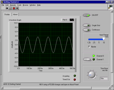 PCI230 PCI260 LabVIEW Getting Started (Scope)
